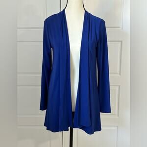 Clara sun woo royal blue cardigan long sleeve size xs sweater